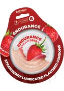 Lubricated Flavored Endurance Condoms 3 Per Pack -...